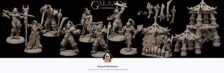Patreon - Galaad Miniatures - Collection of High Quality 3D Printable Miniatures [STL, LYS]
